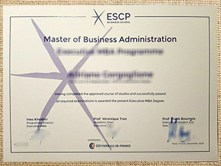 ESCP Business School degree