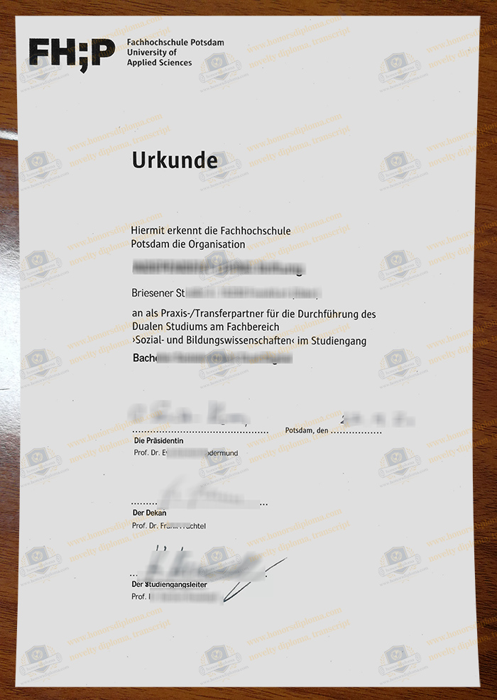 Fachhochschule Potsdam diploma