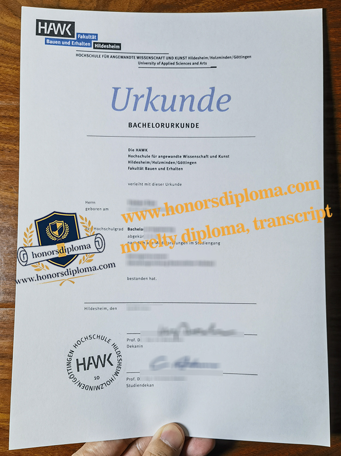 HAWK University of applied sciences and arts diploma
