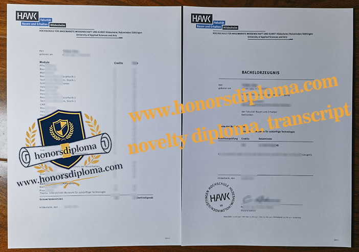 HAWK University of applied sciences and arts transcript