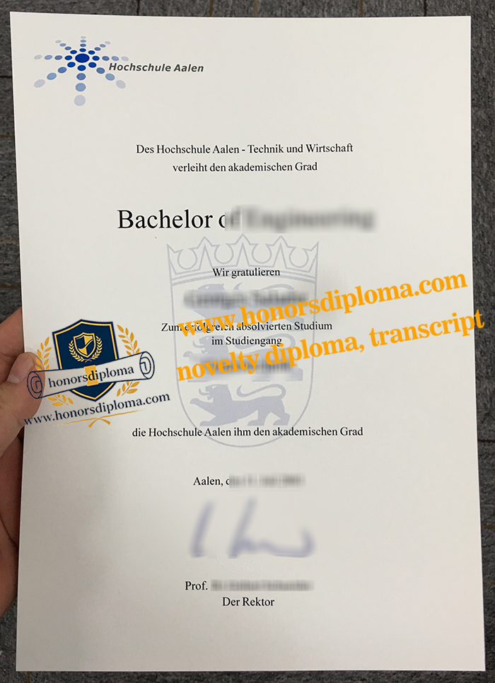 Hochschule Aalen diploma