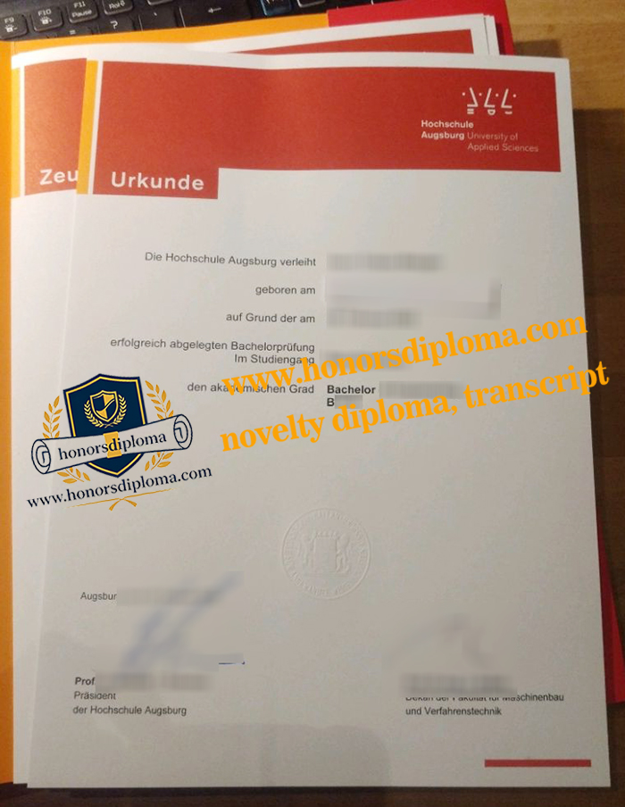 Hochschule Augsburg diploma