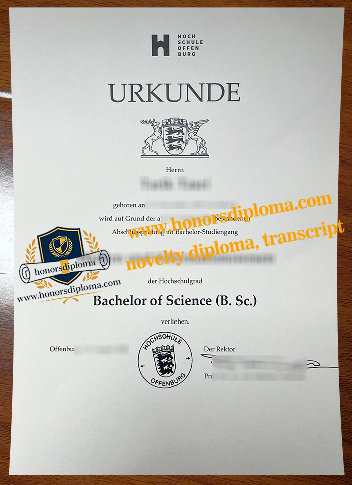 Hochschule Offenburg diploma