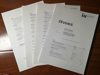 IU Internationale Hochschule zeugnis