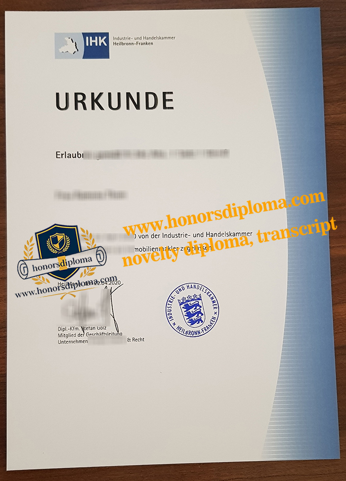 Industrie- und Handelskammer zu Köln urkunde