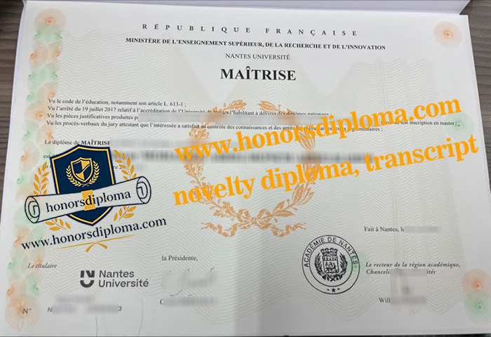 Nantes Université diploma