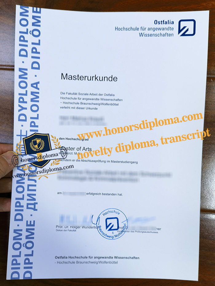 Ostfalia Hochschule für angewandte Wissenschaften diploma