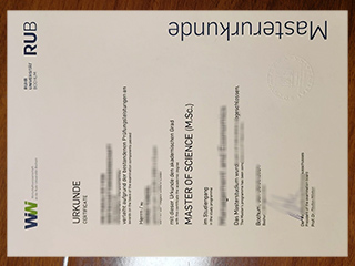 Ruhr-Universität Bochum degree
