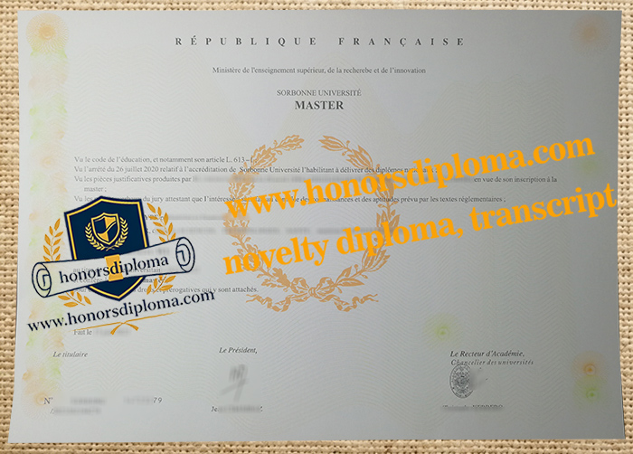 Sorbonne Université diploma
