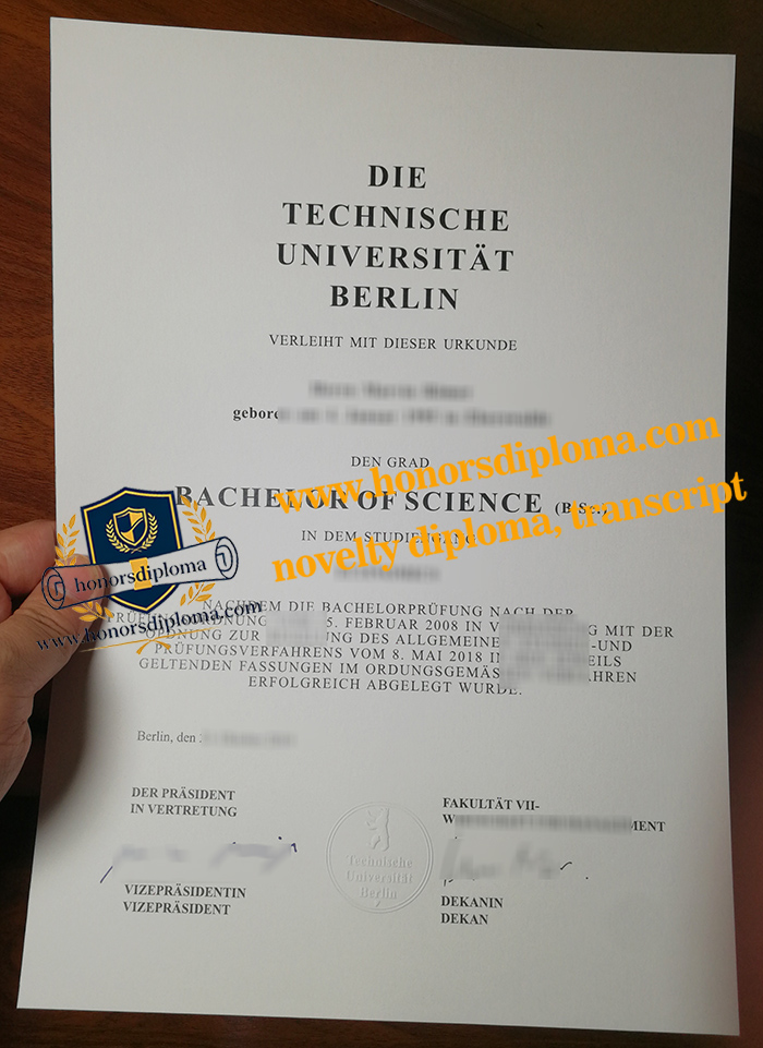 Technische Universität Berlin diploma
