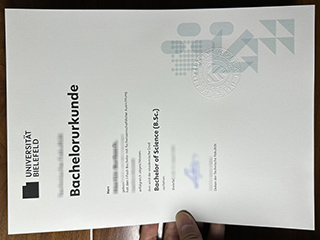 Universität Bielefeld degree