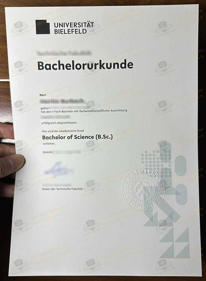 Universität Bielefeld diploma