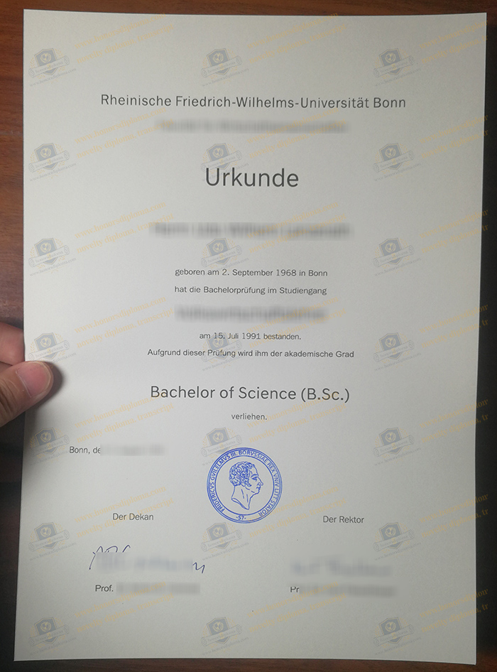 Universität Bonn diploma