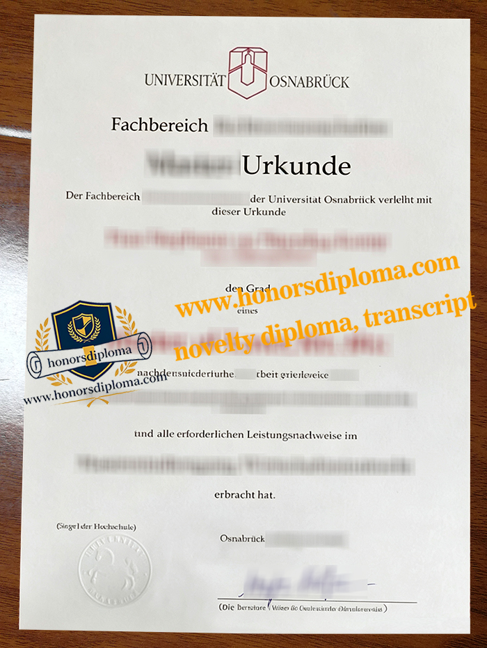 Universität Osnabrück diploma
