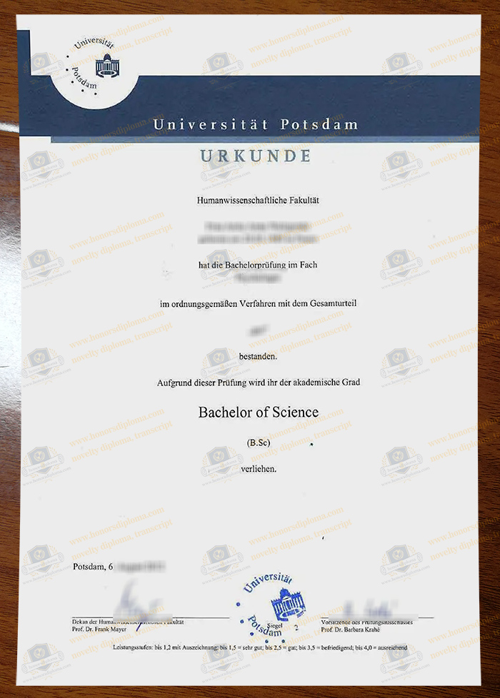 Universität Potsdam diploma