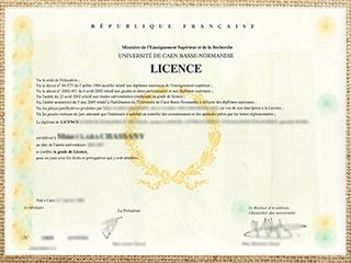 Université Caen-Normandie degree