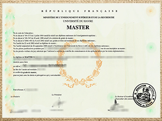 Université Le Havre Normandie degree
