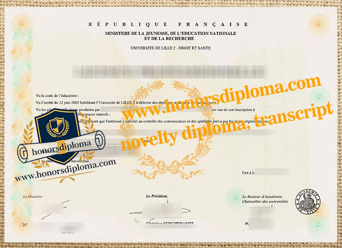 Université Lille-II diploma
