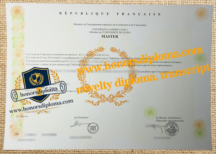 Université Lumière Lyon 2 diploma