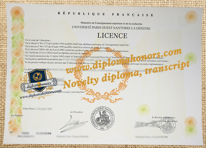 Université Paris-Nanterre licence