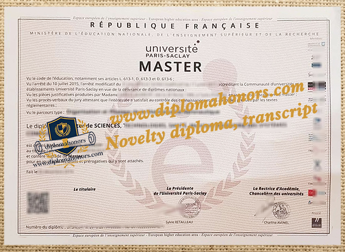 Université Paris-Saclay diploma