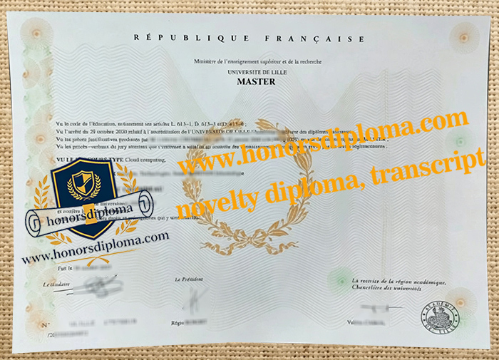 Université de Lille diploma