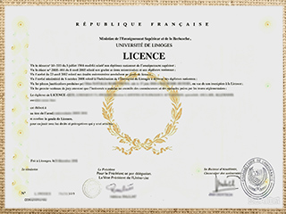 Université de Limoges degree