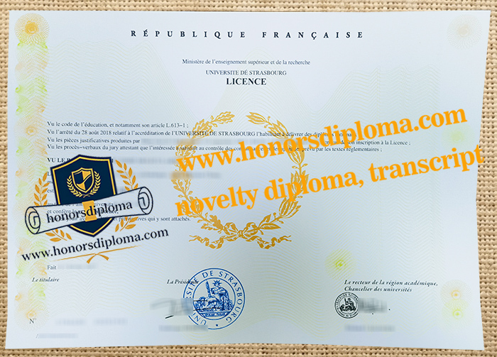 Université de Strasbourg licence