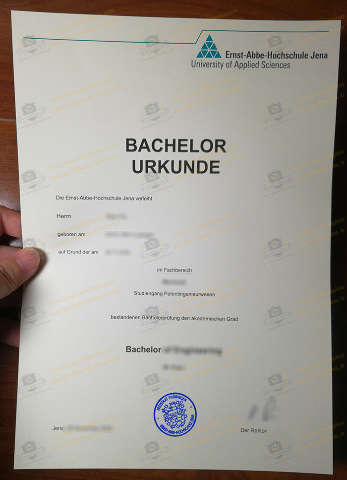 Ernst-Abbe-Hochschule Jena diploma