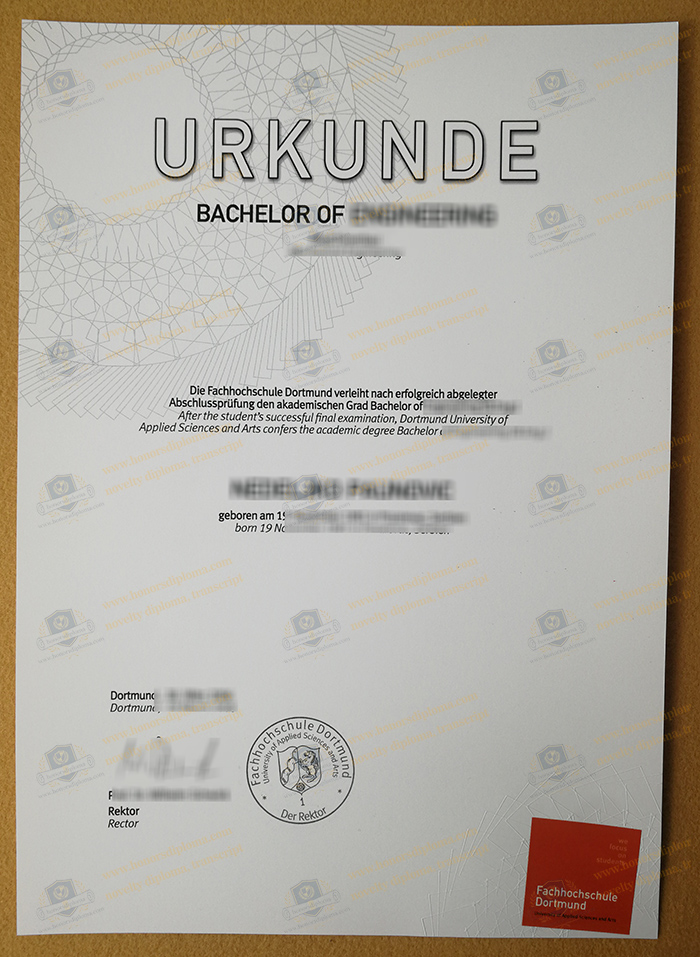 Fachhochschule Dortmund diploma