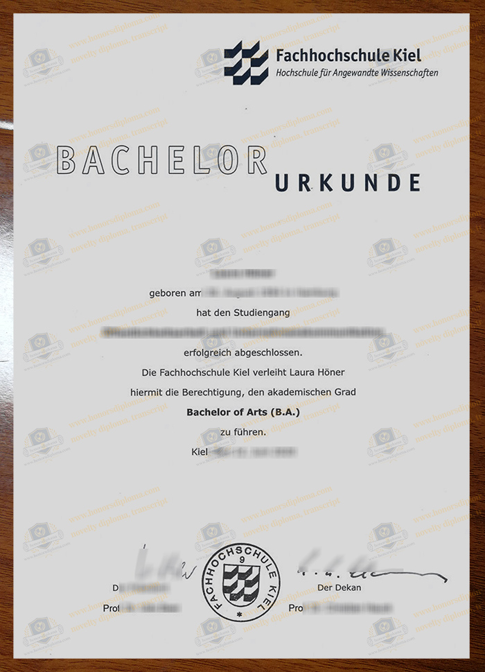Fachhochschule Kiel diploma