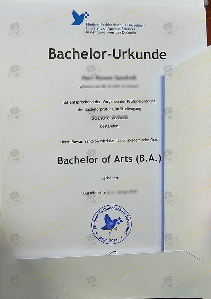 Fliedner Fachhochschule Düsseldorf diploma