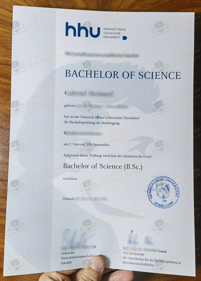 Heinrich-Heine-Universität Düsseldorf diploma