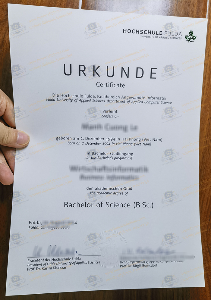 Hochschule Fulda diploma