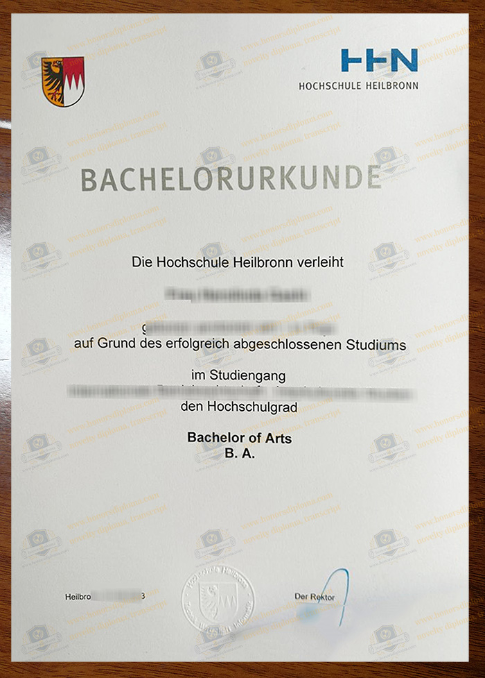 Hochschule Heilbronn diploma