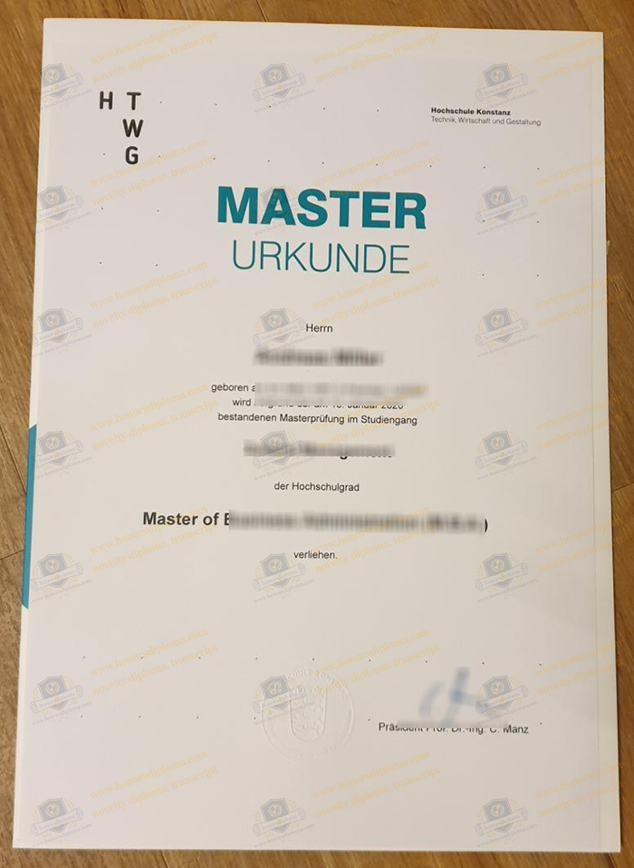 Hochschule Konstanz diploma