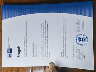 IHK Karlsruhe certificate