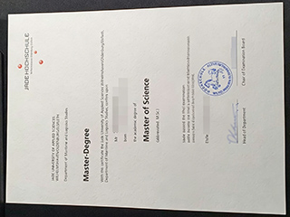 Jade Hochschule degree