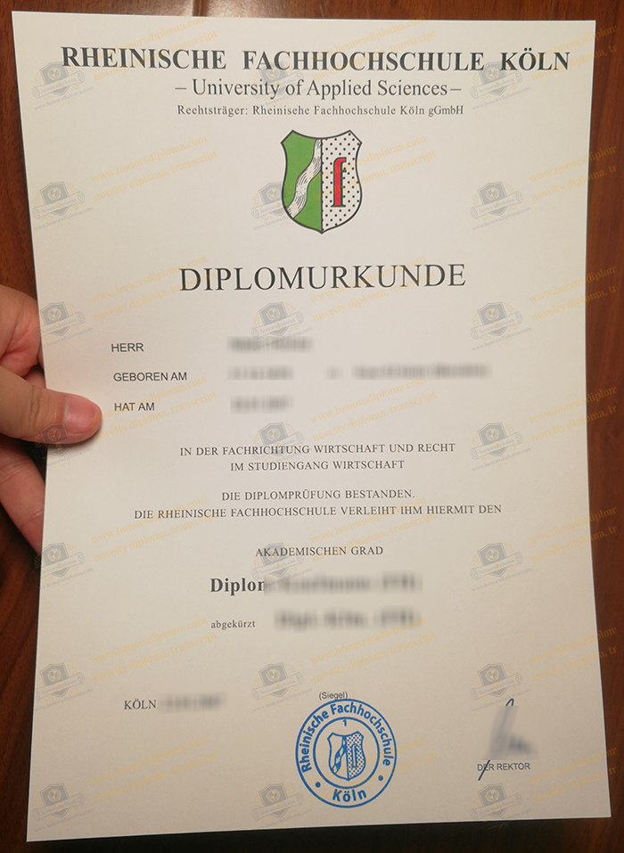 Rheinische Fachhochschule Köln diploma