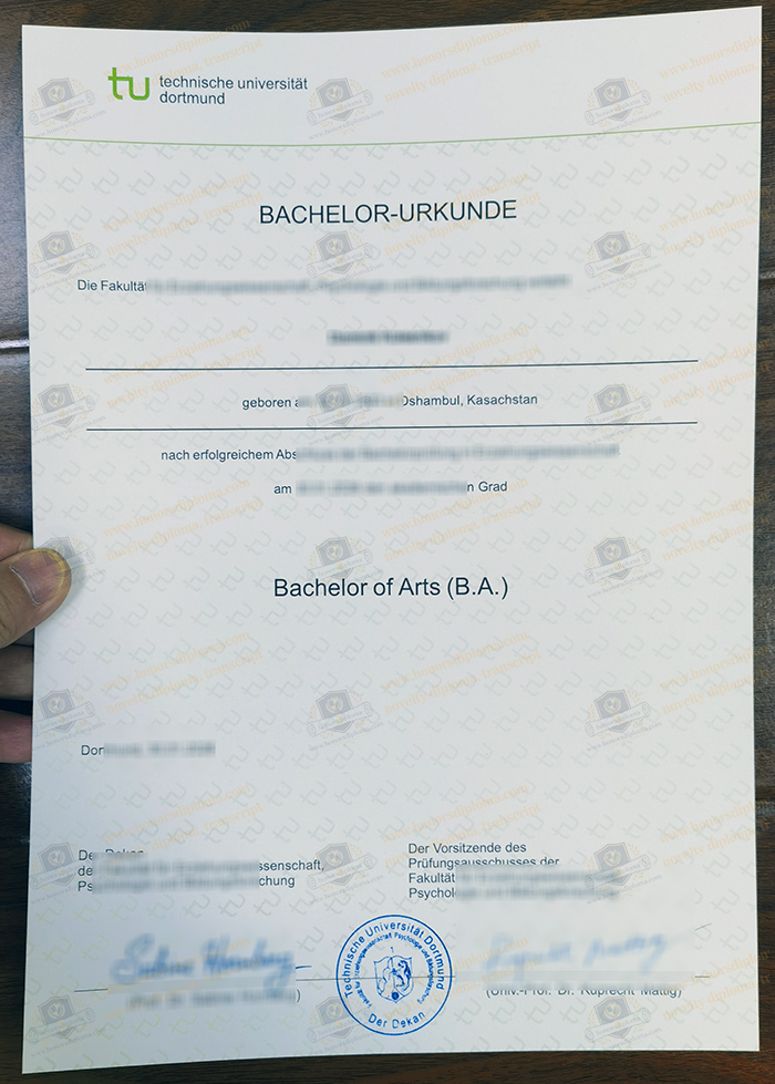 TU Dortmund diploma
