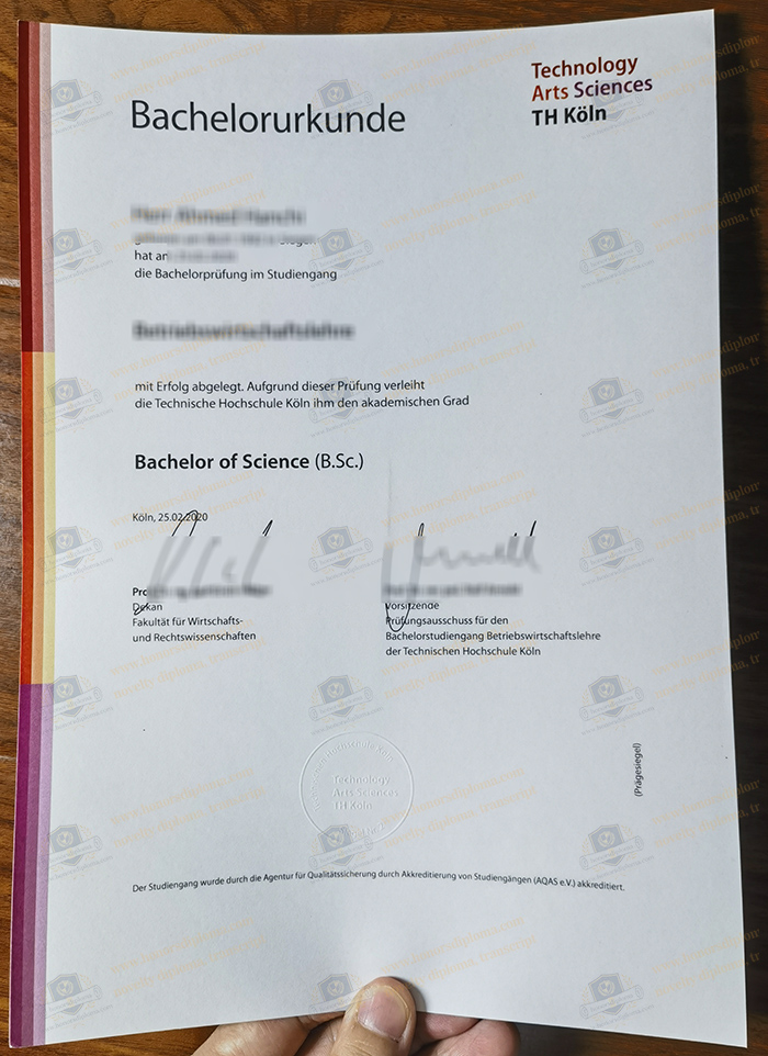 Technische Hochschule Köln diploma