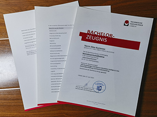 Technische Hochschule Lübeck zeugnis
