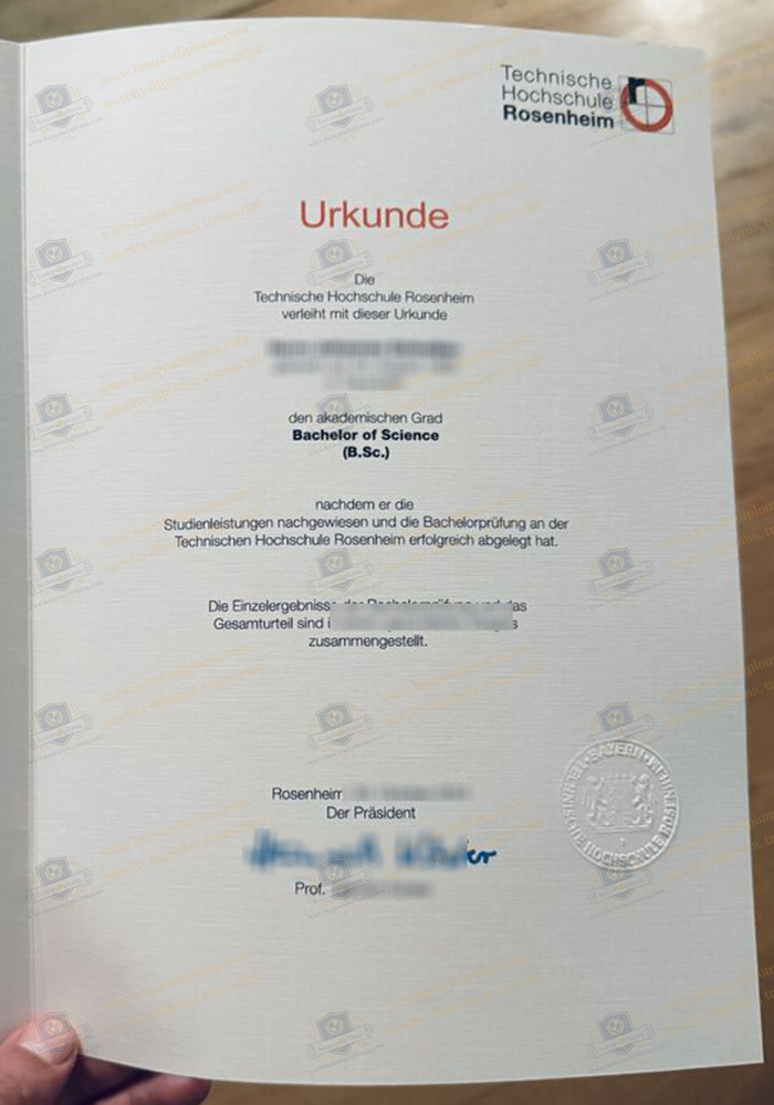 Technische Hochschule Rosenheim diploma