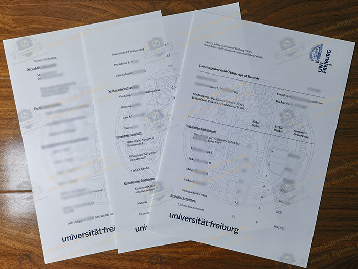 Universität Freiburg transcript