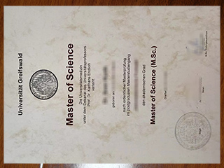 Universität Greifswald degree