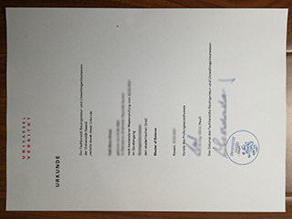 Universität Kassel diploma