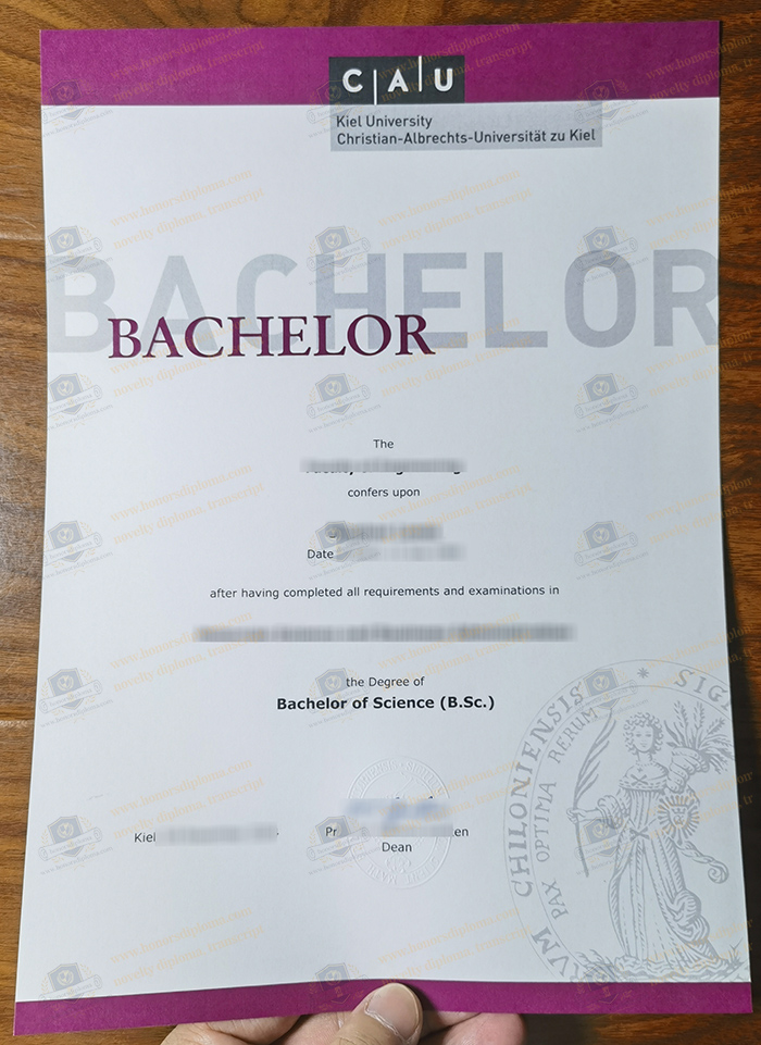 Universität zu Kiel diploma