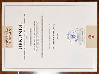 Universität Tübingen degree